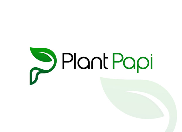 Letter P Leaf Logo